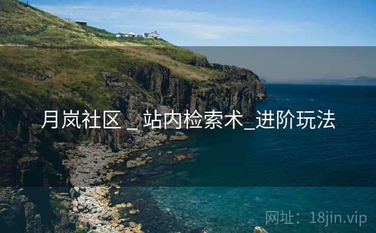 月岚社区 _ 站内检索术_进阶玩法